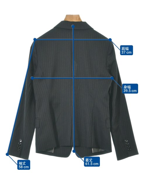 UNTITLED（アンタイトル）ジャケット 黒 サイズ:2(M位) レディース/2200645532029