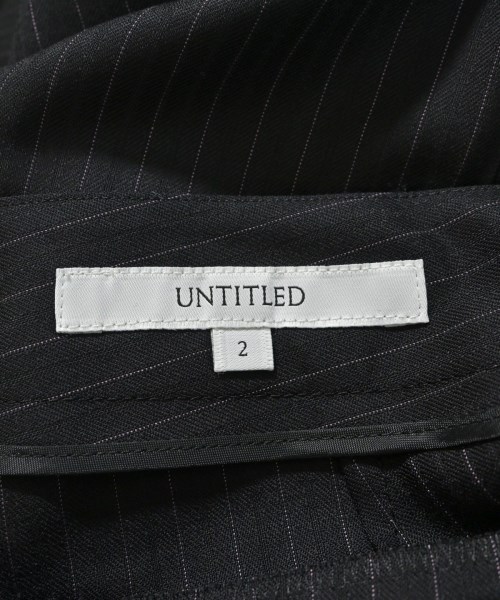 UNTITLED（アンタイトル）スラックス 黒 サイズ:2(M位) レディース/2200645532043