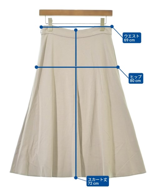 UNTITLED（アンタイトル）ロング・マキシ丈スカート ベージュ サイズ:M レディース/2200645532050