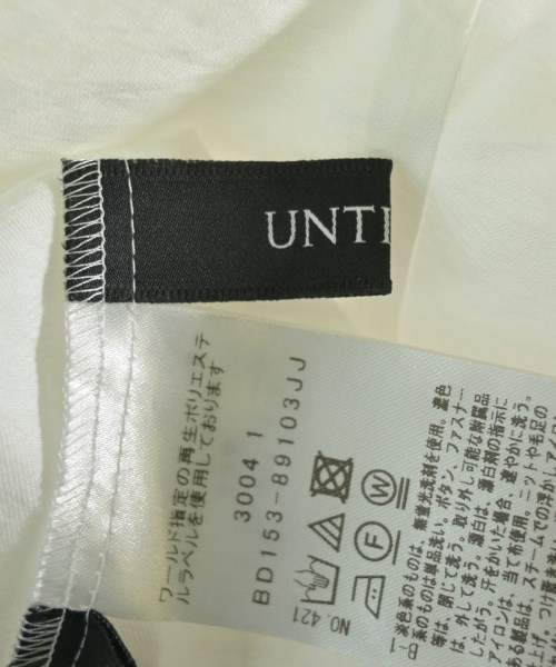 UNTITLED（アンタイトル）ブラウス 白 サイズ:2(M位) レディース/2200645532081