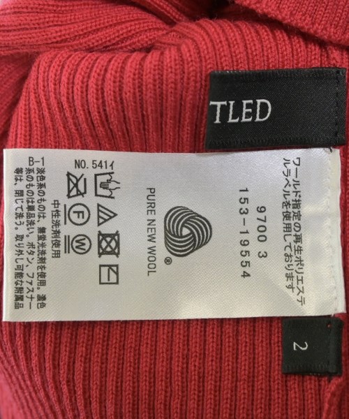 UNTITLED（アンタイトル）ニット・セーター 赤 サイズ:2(M位) レディース/2200645532111