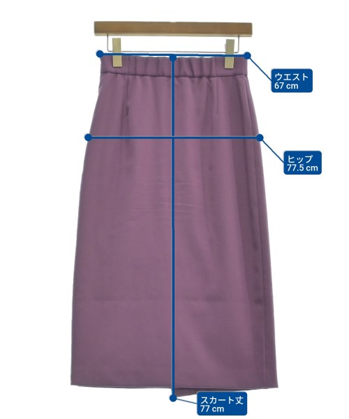 UNTITLED（アンタイトル）ロング・マキシ丈スカート 紫 サイズ:2(M位) レディース/2200645532128