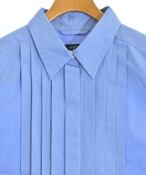 UNTITLED（アンタイトル）シャツワンピース 青 サイズ:2(M位) レディース/2200646638072