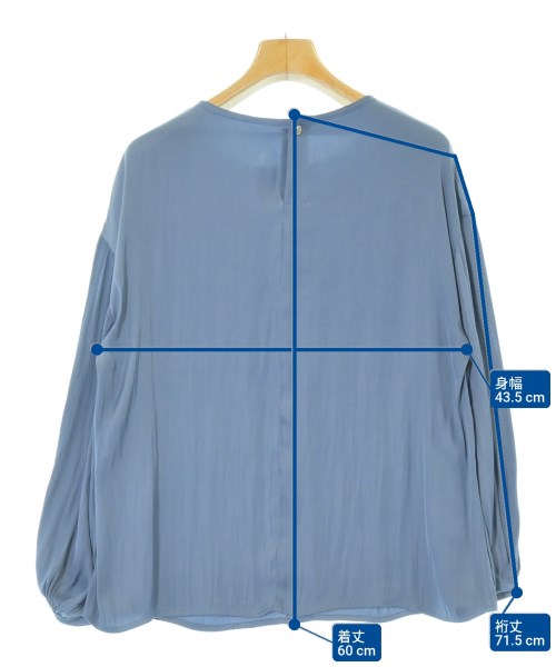 UNTITLED（アンタイトル）ブラウス 青 サイズ:M レディース/2200639486062