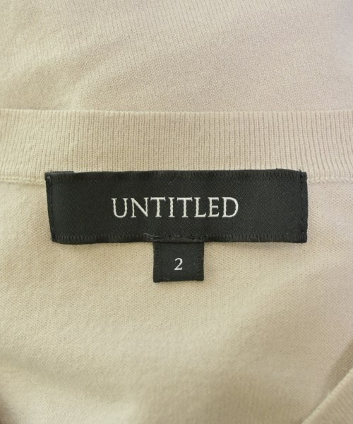 UNTITLED（アンタイトル）カーディガン ベージュ サイズ:2(M位) レディース/2200646156033