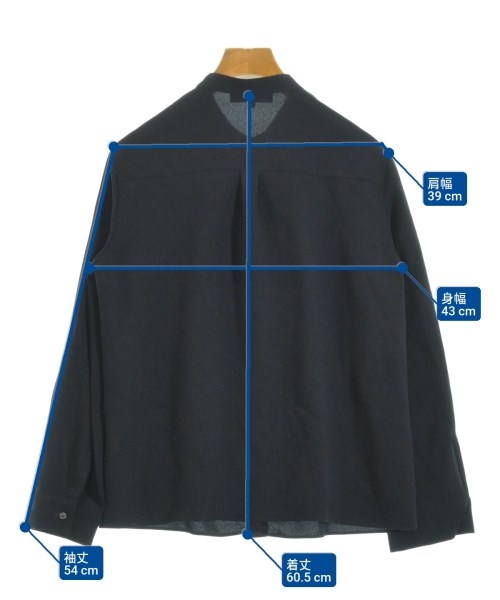 UNTITLED（アンタイトル）ブラウス 紺 サイズ:2(M位) レディース/2200637144117