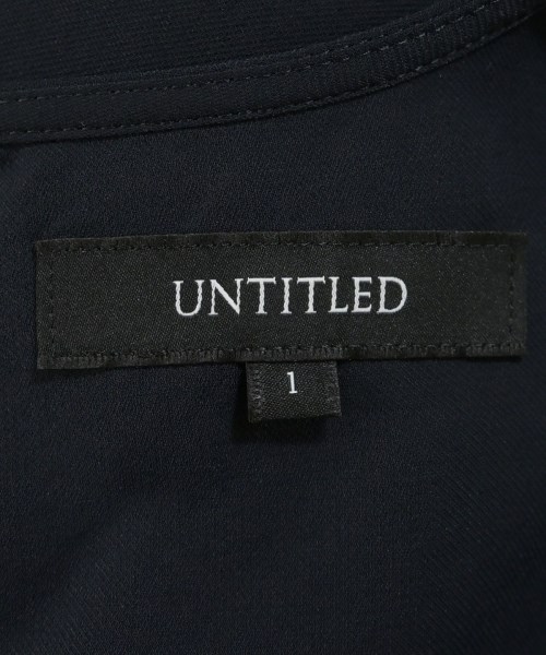 UNTITLED（アンタイトル）ブラウス 紺 サイズ:F レディース/2200637144162