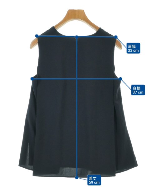 UNTITLED（アンタイトル）ブラウス 紺 サイズ:F レディース/2200637144162