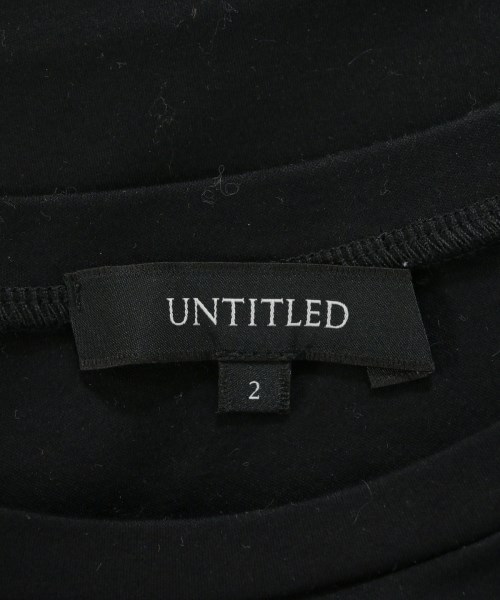 UNTITLED（アンタイトル）Tシャツ・カットソー 黒 サイズ:2(M位) レディース/2200637144223