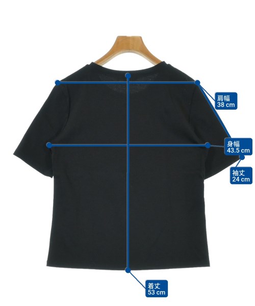 UNTITLED（アンタイトル）Tシャツ・カットソー 黒 サイズ:2(M位) レディース/2200637144223