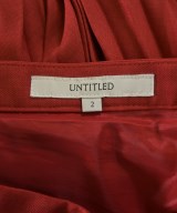 UNTITLED（アンタイトル）ロング・マキシ丈スカート 赤 サイズ:2(M位) レディース/2200638180381