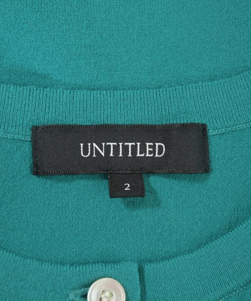 UNTITLED（アンタイトル）カーディガン 緑 サイズ:2(M位) レディース/2200641204111