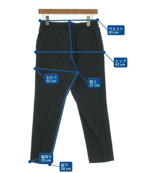 UNTITLED（アンタイトル）スラックス 黒 サイズ:2(M位) レディース/2200641632082