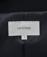 UNTITLED（アンタイトル）ノーカラージャケット 紺 サイズ:3(L位) レディース/2200648671015