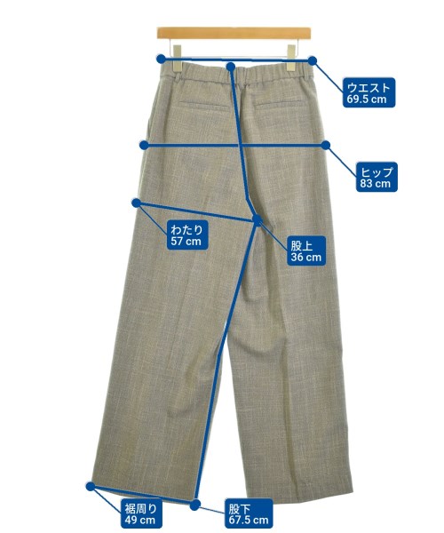 UNTITLED（アンタイトル）スラックス グレー サイズ:2(M位) レディース/2200639487021