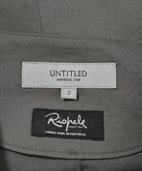 UNTITLED（アンタイトル）ワンピース グレー サイズ:2(M位) レディース/2200642871039