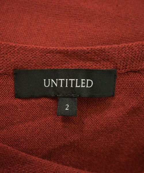 UNTITLED（アンタイトル）ニット・セーター 赤 サイズ:2(M位) レディース/2200643030169