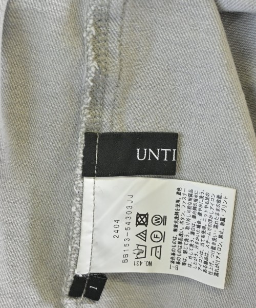 UNTITLED（アンタイトル）ワンピース グレー サイズ:1(S位) レディース/2200647917022