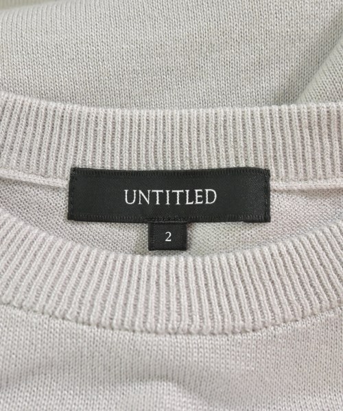 UNTITLED（アンタイトル）ニット・セーター グレー サイズ:2(M位) レディース/2200640350055