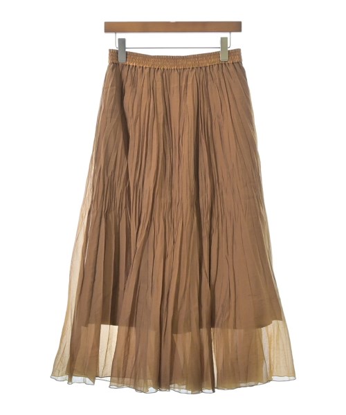 UNTITLED(アンタイトル)ロング・マキシ丈スカート 茶 サイズ:2(M位)/2200645886023
