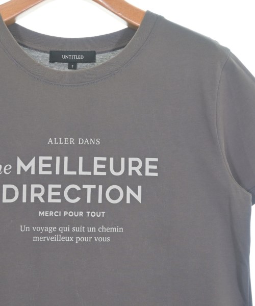 UNTITLED（アンタイトル）Tシャツ・カットソー グレー サイズ:2(M位) レディース/2200645886030