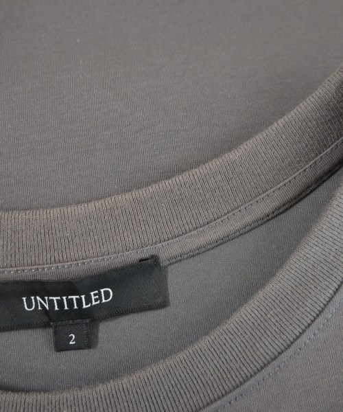 UNTITLED（アンタイトル）Tシャツ・カットソー グレー サイズ:2(M位) レディース/2200645886030