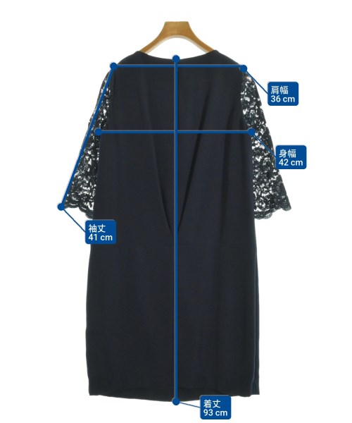 UNTITLED（アンタイトル）ワンピース 紺 サイズ:2(M位) レディース/2200646767024