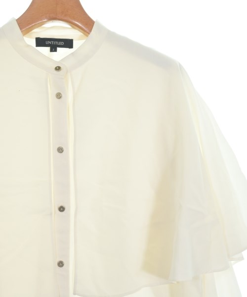 UNTITLED（アンタイトル）カジュアルシャツ 白 サイズ:2(M位) レディース/2200650680210