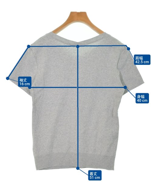 UNTITLED（アンタイトル）Tシャツ・カットソー グレー サイズ:2(M位) レディース/2200643406131
