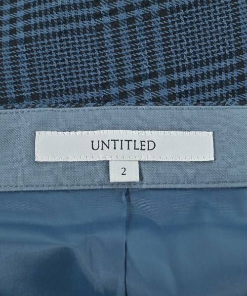UNTITLED（アンタイトル）ロング・マキシ丈スカート 青 サイズ:2(M位) レディース/2200645650020