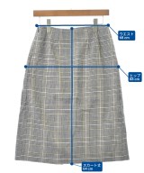 UNTITLED（アンタイトル）ひざ丈スカート グレー サイズ:2(M位) レディース/2200652599022