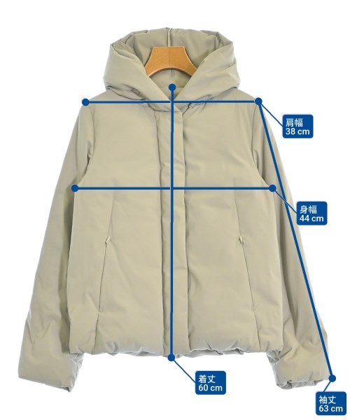 UNTITLED（アンタイトル）ダウンジャケット/ダウンベスト ベージュ サイズ:1(S位) レディース/2200644633017