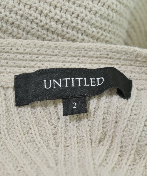 UNTITLED（アンタイトル）ニット・セーター ベージュ サイズ:2(M位) レディース/2200644633048