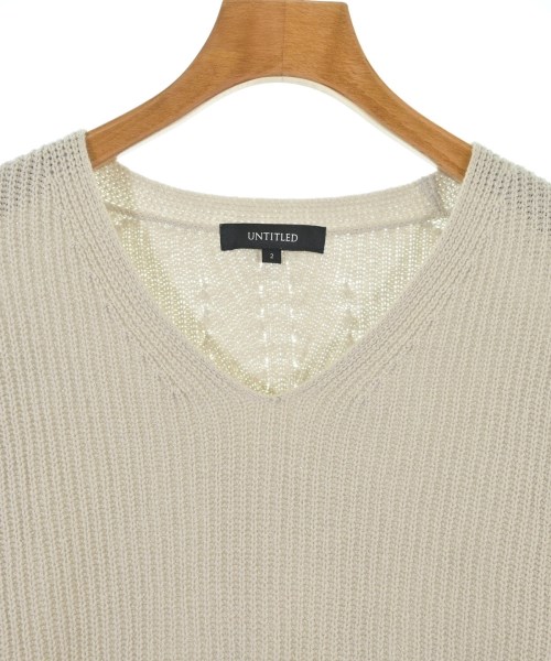 UNTITLED（アンタイトル）ニット・セーター ベージュ サイズ:2(M位) レディース/2200644633048