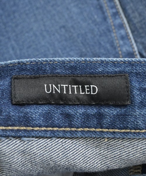 UNTITLED（アンタイトル）デニムパンツ 青 サイズ:0(XS位) レディース/2200646217109