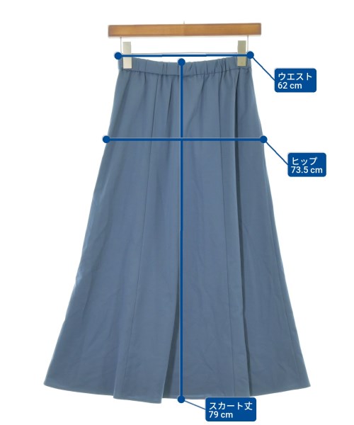 UNTITLED（アンタイトル）ロング・マキシ丈スカート 青 サイズ:0(XS位) レディース/2200646217154