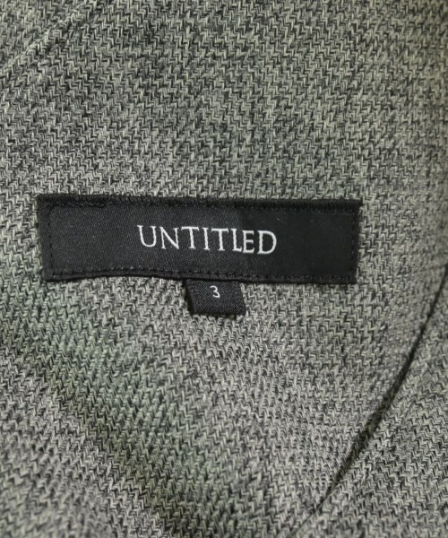 UNTITLED（アンタイトル）ワンピース グレー サイズ:3(L位) レディース/2200645909067