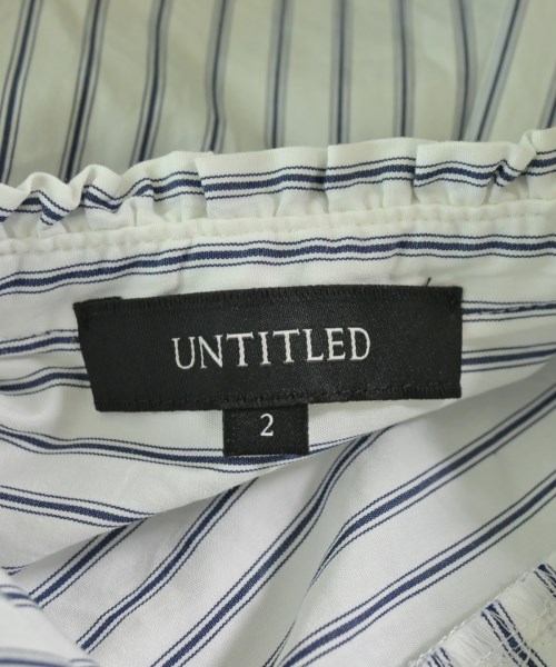 UNTITLED（アンタイトル）ブラウス 白 サイズ:2(M位) レディース/2200645909081