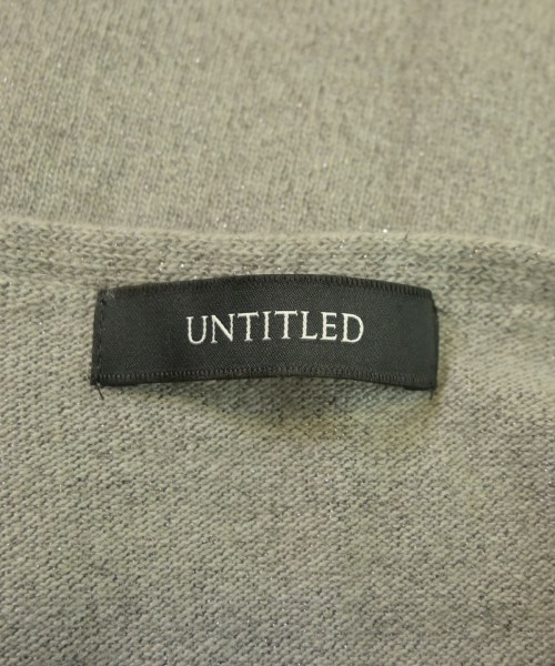 UNTITLED（アンタイトル）ニット・セーター グレー サイズ:M レディース/2200645909142