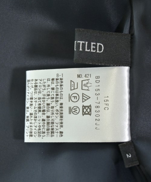 UNTITLED（アンタイトル）ロング・マキシ丈スカート 紺 サイズ:2(M位) レディース/2200645909197