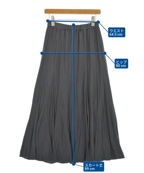 UNTITLED（アンタイトル）ロング・マキシ丈スカート グレー サイズ:M レディース/2200645909210