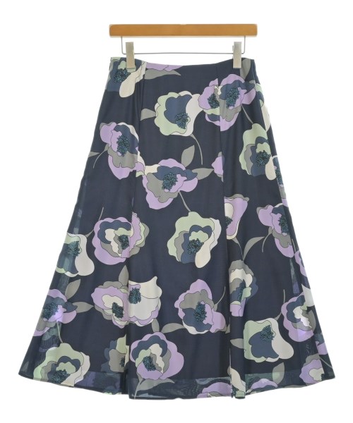 UNTITLED（アンタイトル）ロング・マキシ丈スカート 紺 サイズ:2(M位) レディース/2200645909241