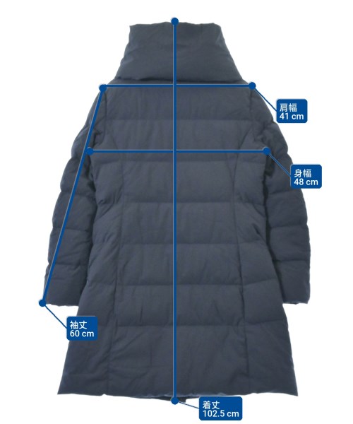 UNTITLED（アンタイトル）ダウンコート 紺 サイズ:3(L位) レディース/2200646516028