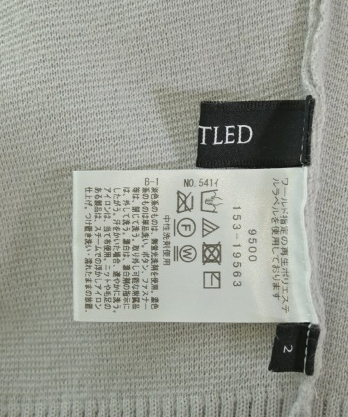 UNTITLED（アンタイトル）ニット・セーター グレー サイズ:2(M位) レディース/2200647719084