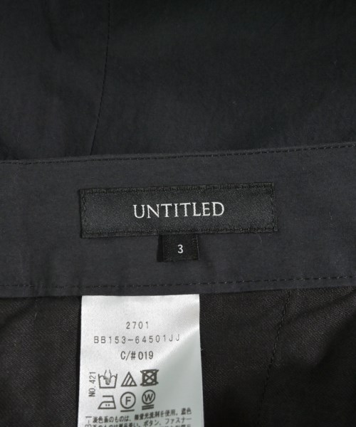 UNTITLED（アンタイトル）その他 黒 サイズ:3(L位) レディース/2200647719138