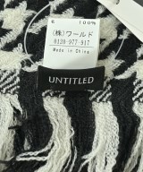 UNTITLED（アンタイトル）ストール 黒 サイズ:- レディース/2200647719152