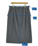 UNTITLED（アンタイトル）ロング・マキシ丈スカート グレー サイズ:46(XXL位) レディース/2200644918039