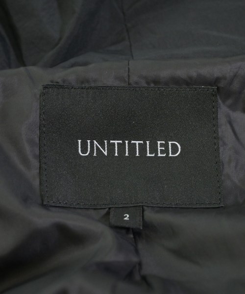 UNTITLED（アンタイトル）コート 黒 サイズ:2(M位) レディース/2200645496024