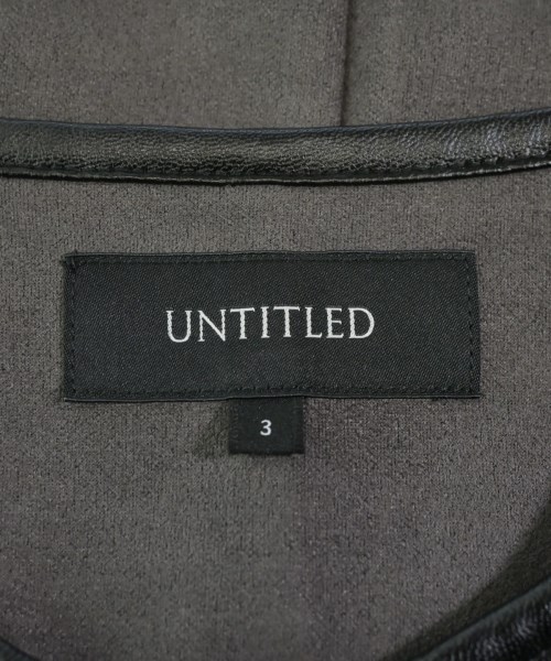UNTITLED（アンタイトル）コート グレー サイズ:3(L位) レディース/2200645496055