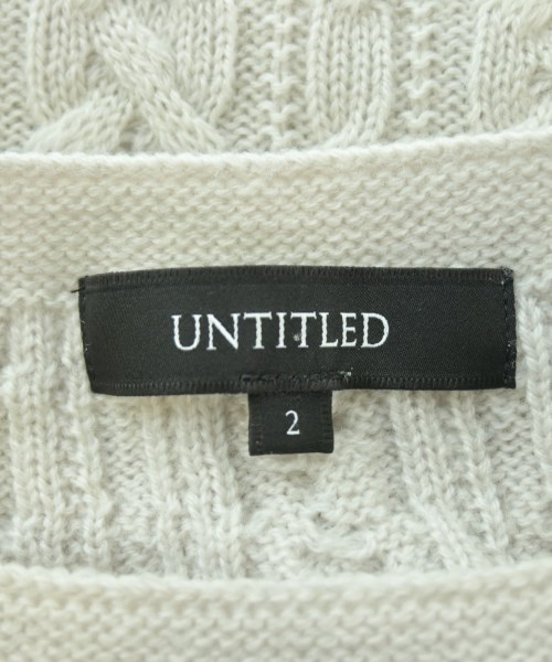 UNTITLED（アンタイトル）ニット・セーター グレー サイズ:2(M位) レディース/2200645496079